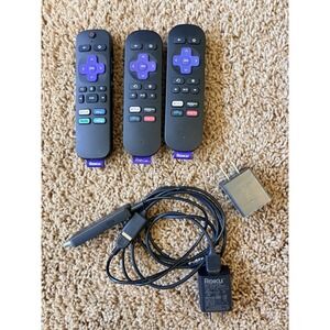 ROKU Lot Bundle HDMI Streaming Stick + Mixed Remotes Authentic Untested As-Is